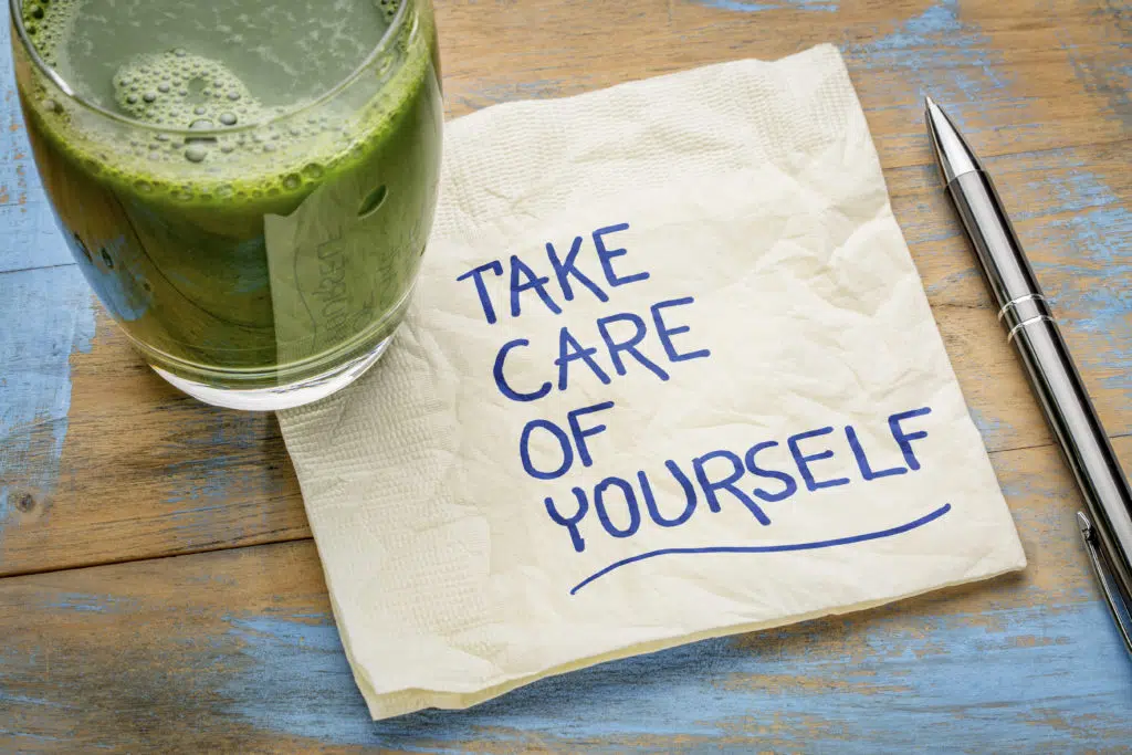 Take Care of Yourself - Napkin Concept - Redeemed Life Counseling