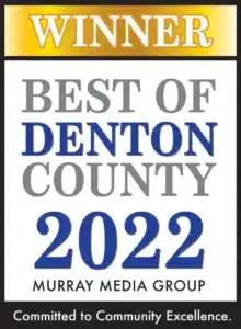 Best of Denton County 2022 counseling award Redeemed Life Counseling serving Denton TX