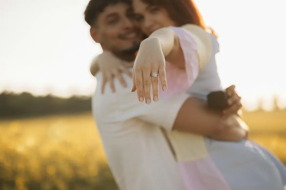 Couple embracing outdoors representing healthy Christian boundaries in relationships